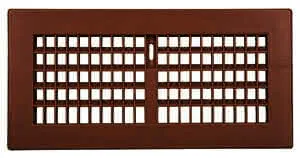 Pluggit Abdeckgitter Standard braun Kunststoff, Nr. PL120-braun – Bild 2