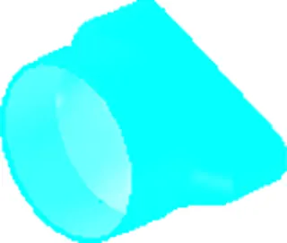 Pluggit Kanalanschluss (PK200 auf DN125) Nr. KA125-200 – Bild 2