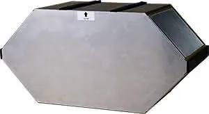 Pluggit Kreuz-Gegenstromwärmetauscher aus Aluminium, AP13-03
