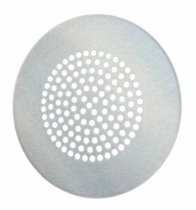 Pluggit Edelstahlblende Dm 200mm Design Circle, Rundloch ohne Filter, EVBP6