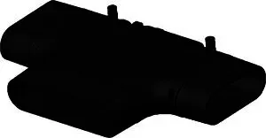 Pluggit refresh T-Stück für PK150/PK200 Nr.TS150-200-150
