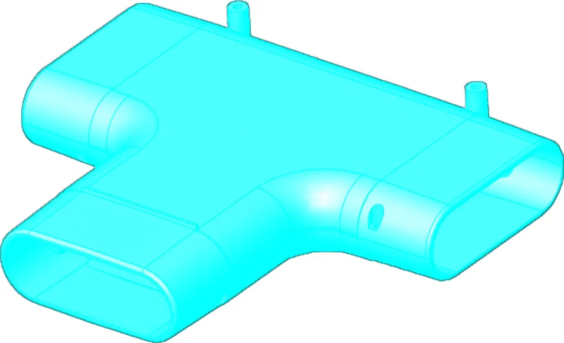 Pluggit refresh T-Stück für PK150 Nr.TS150-150-150