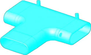 Pluggit refresh T-Stück für PK150 Nr.TS150-150-150