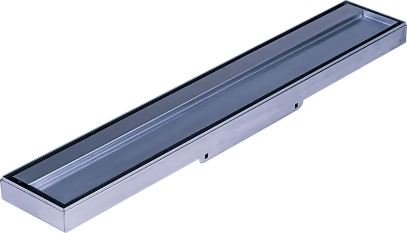 Pluggit PluggLine Design Blende geteilte Edelst.Blende, 852mm x 140mm, PL202-1