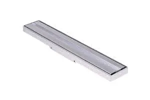 Pluggit PluggLine Design Blende geteilte Edelst.Blende, mittig,852x140mm, PL203-1