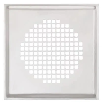 Zehnder Design-Abdeckgitter quadratisch AP Edelstahl+Filter DN 125, Nr.990322088