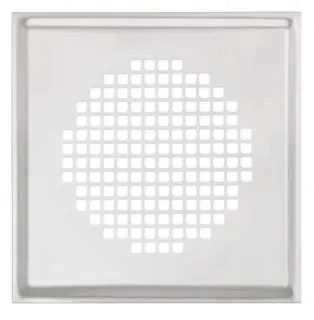 Zehnder Design-Abdeckgitter quadratisch AP Edelstahl+Filter DN 125, Nr.990322088