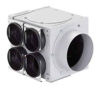 Zehnder Modul-Verteilkasten 4-fach DN 160, 4x90, Nr. 990323061