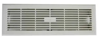 Zehnder Abdeckgitter flat 51 Kunststoff weiß, Nr.990322001