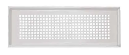 Zehnder Design-Abdeckgitter Aufputz/ Boden 350x130mm Edelstahl, 990322085