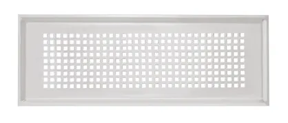 Zehnder Design-Abdeckgitter Aufputz Torino 350x130mm weiß, Nr.990322084