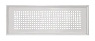 Zehnder Design-Abdeckgitter Aufputz Torino 350x130mm weiß, Nr.990322084