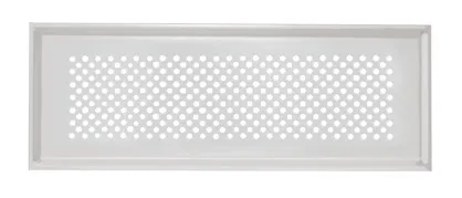 Zehnder Design-Abdeckgitter Aufputz Pisa 350x130mm weiß, Nr.990322082