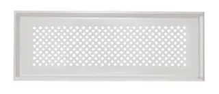 Zehnder Design-Abdeckgitter Aufputz Pisa 350x130mm edelstahl, Nr.990322083
