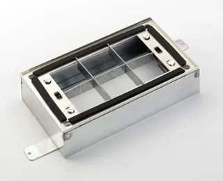 Zehnder Teleskoprahmen für Bodeneinbau 90-160mm, Nr.990320371