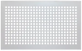 Zehnder Design-Abdeckgitter Aufputz Torino weiß, 26x16cm, Nr.990320631