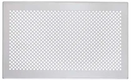 Zehnder Design-Abdeckgitter Aufputz Venezia weiß, 26x16cm, Nr.990320641