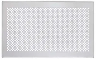 Zehnder Design-Abdeckgitter Aufputz Venezia Edelstahl, 26x16cm, Nr.990320640