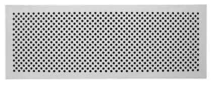 Zehnder Design-Abdeckgitter Zu-/Abluft Pisa weiß, 43x16cm, Nr.990320627