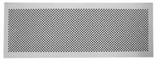 Zehnder Design-Abdeckgitter Zu-/Abluft Venezia Edelstahl, 43x16cm, Nr.990320648