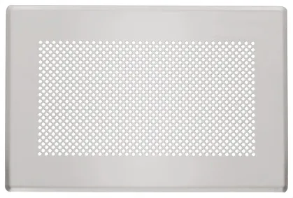 Zehnder Design-Abdeckgitter Zu-/Abluft Venezia weiß, 43x16cm, Nr.990320647