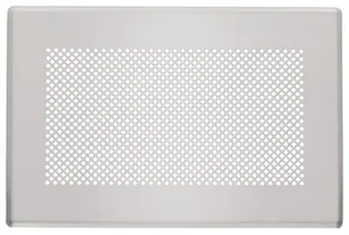 Zehnder Design-Abdeckgitter Zu-/Abluft Venezia weiß, 43x16cm, Nr.990320647