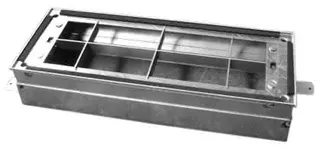 Zehnder Teleskoprahmen f.Bodeneinbau CLD breit, 90-160mm, Nr.988320379