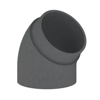 Zehnder Comfopipe Compact Bogen 125 Bogen 45 Grad D=155/125mm,990328691