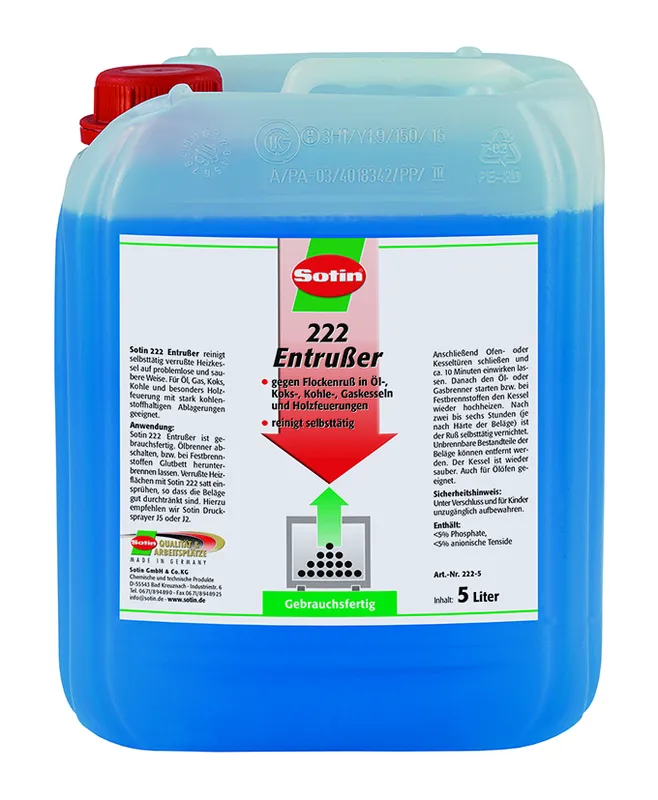 Sotin 222 Entrußer 5 ltr Kanister