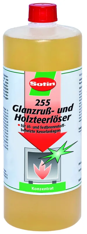 Sotin 255 Glanzruß- Holzteerlöser 1 ltr Flasche