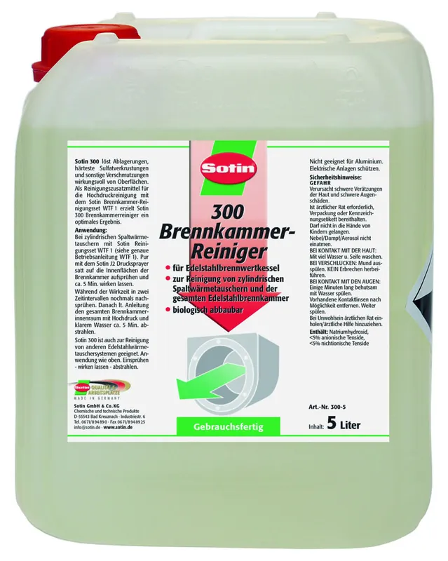 Sotin 300 Brennkammerreinger 5 ltr Kanister