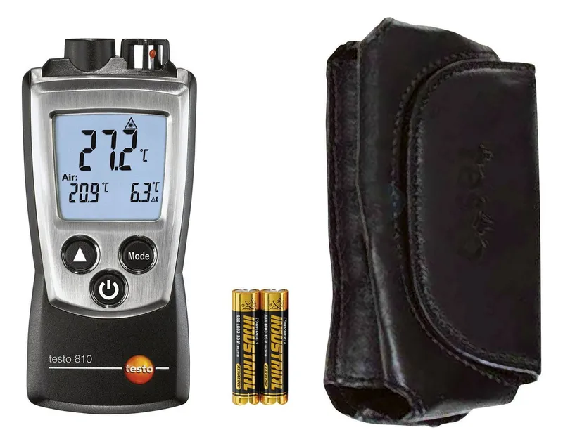 Testo 810 Messgerät f.Lufttemperatur u. Infrarotoberflächentemperatur, 05600810