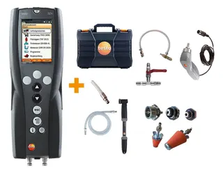 Testo Leckmengenmessgerät inkl. 160mbar Pumpe + Zubhör im Koffer, 0563324077