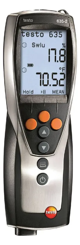 Testo 635-2 Messgerät mit Messwert- speicher usw., 05636352