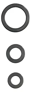 Gummi-Flanschdichtung mit Stahleinlage DN 40 PN10-40 NBR für Gas,Öl,Trinkwasser