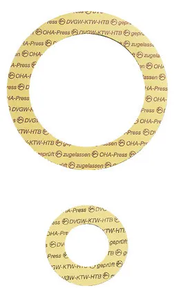 OHA Flanschdichtung nach DIN 2690, PN6 DN50, 61x95mm