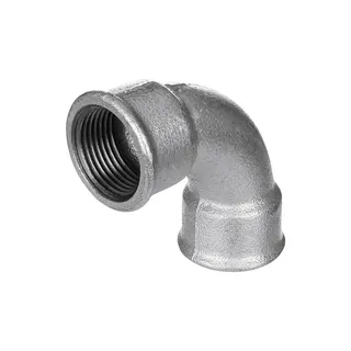 gebofittings Temperguss Gewindefittings 2 A - Kurzer Bogen 90 - 1 1/4",verzinkt