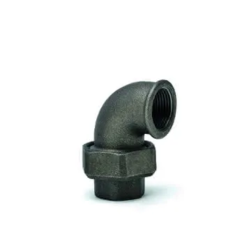 gebofittings Temperguss Gewindefittings 95 -Winkel 90 flach dicht. 1/2", sw