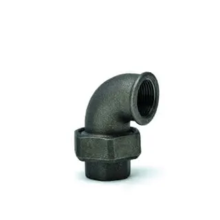 gebofittings Temperguss Gewindefittings 95 -Winkel 90 flach dicht. 3/4",sw