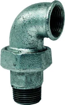 gebofittings Temperguss Gewindefittings 98 -W.-Verschr. 90 konisch 1 1/4",verz.