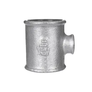 gebofittings Temperguss Gewindefittings 130-T-Stk. 2"x1 1/2"x2",red.,verz.