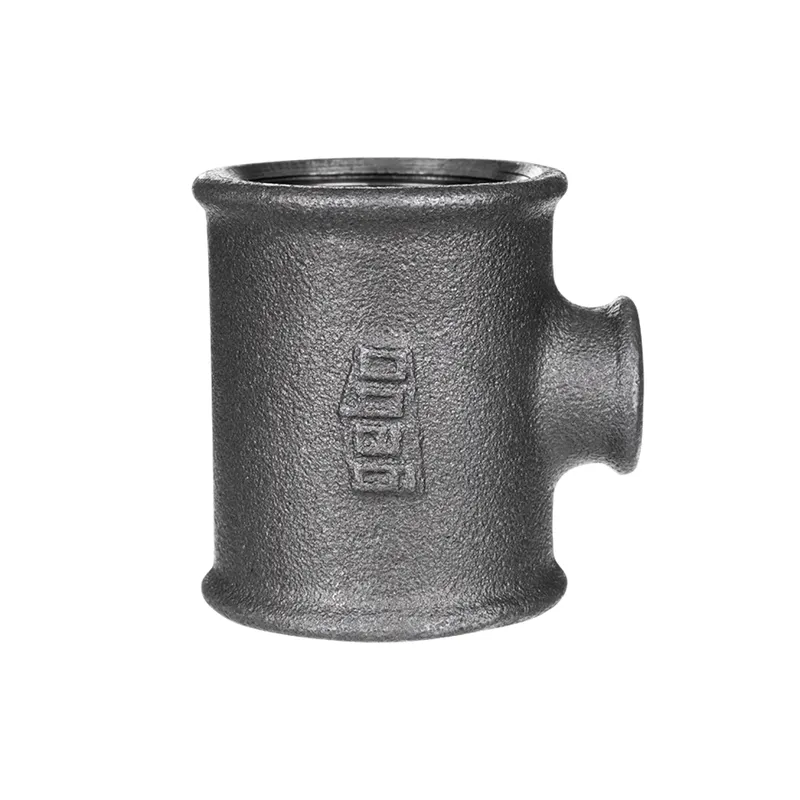 gebofittings Temperguss Gewindefittings 130-T-Stk. 2"x3/4"x2", red.,sw