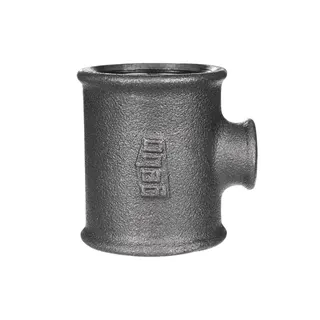 gebofittings Temperguss Gewindefittings 130-T-Stk. 2"x1 1/4"x2", red.,sw