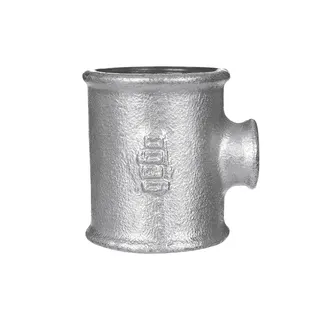 gebofittings Temperguss Gewindefittings 130-T-Stk. 2"x1 1/4"x2",red.,verz.