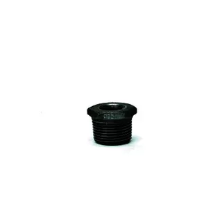 gebofittings Temperguss Gewindefittings 241 - Red.-Nippel 1/2" x 1/4", schwarz