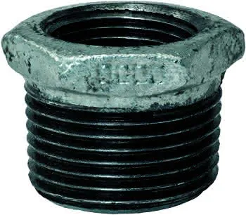 gebofittings Temperguss Gewindefittings 241 - Red.-Nippel 3" x 2", verz.