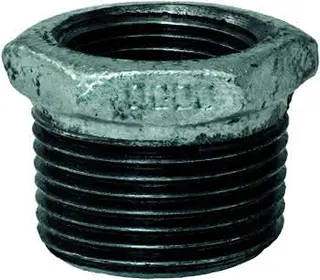 gebofittings Temperguss Gewindefittings 241 - Red.-Nippel 3/8" x 1/4", verz.