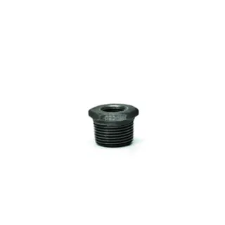 gebofittings Temperguss Gewindefittings 241 - Red.-Nippel 1" x 3/8", schwarz