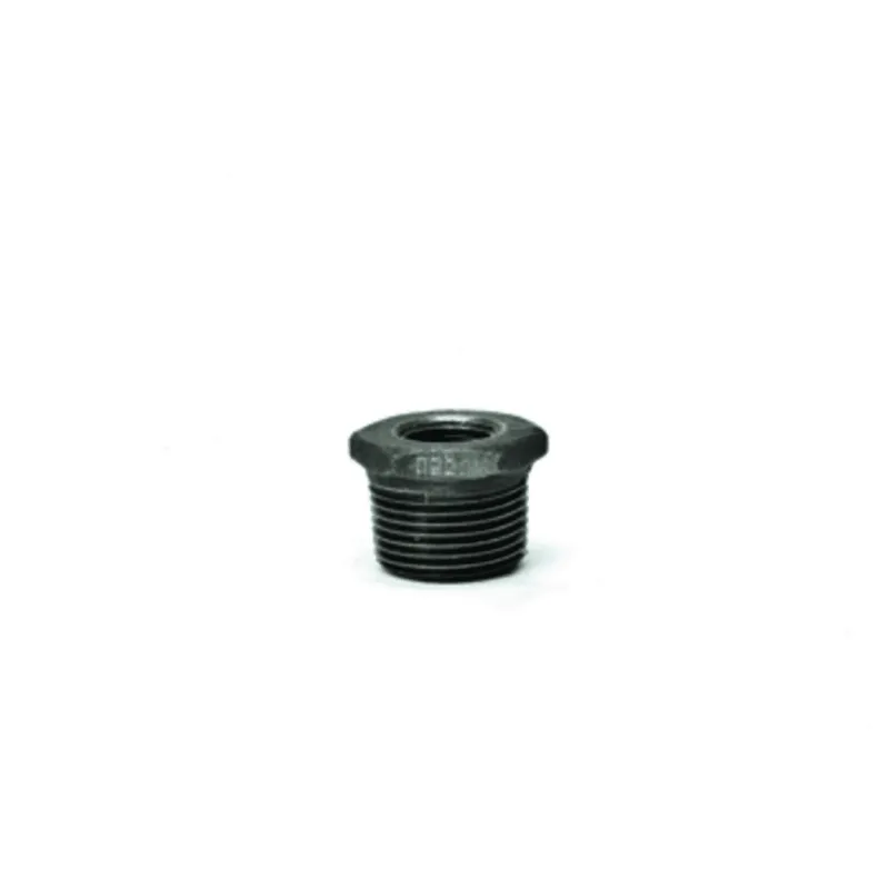 gebofittings Temperguss Gewindefittings 241 - Red.-Nippel 4" x 3", schwarz