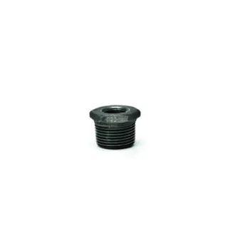 gebofittings Temperguss Gewindefittings 241 - Red.-Nippel 3" x 2 1/2", schwarz
